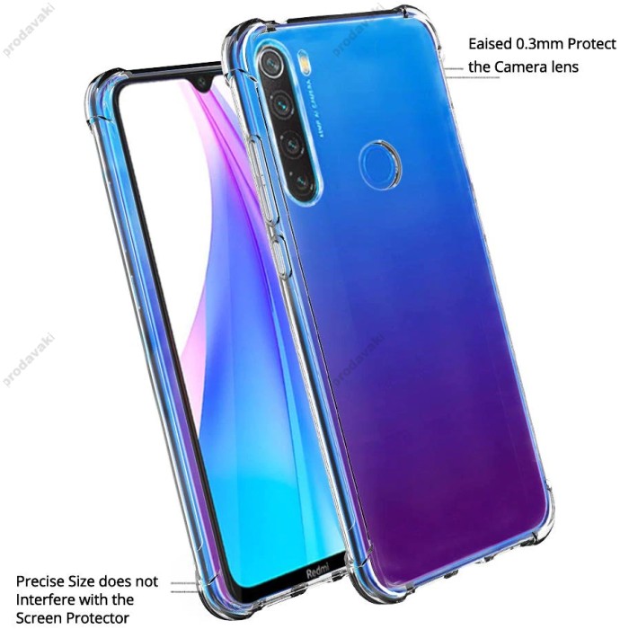 Чохол для Xiaomi Redmi Note 8T WXD протиударний прозорий