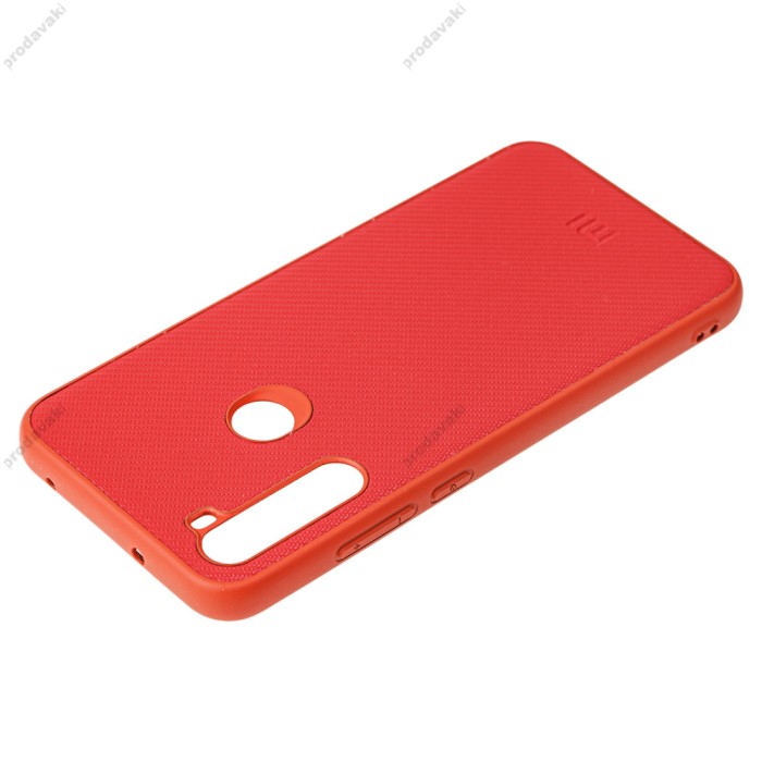 Чохол для Xiaomi Redmi Note 8T Fiber Logo червоний