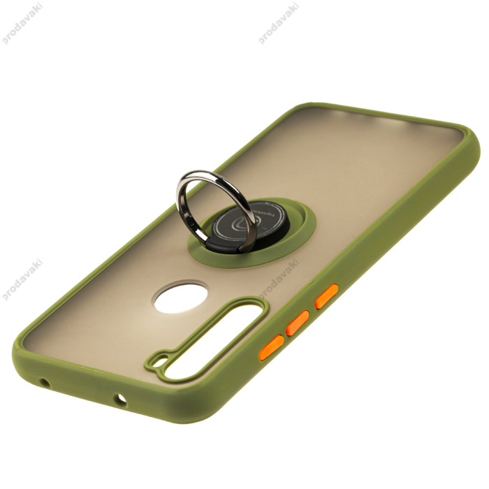 Чохол для Xiaomi Redmi Note 8T LikGus Edging Ring зелений