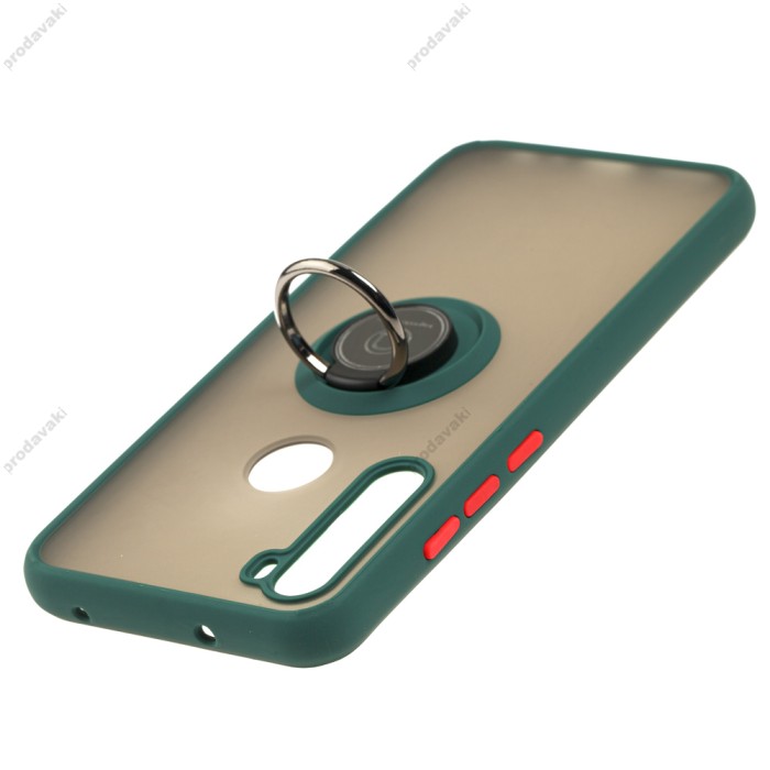 Чохол Xiaomi Redmi Note 8T LikGus Edging Ring оливковий