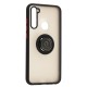 Чохол Xiaomi Redmi Note 8T LikGus Edging Ring чорний / червоний