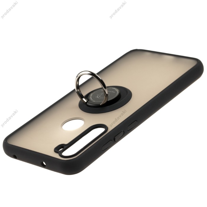 Чохол для Xiaomi Redmi Note 8T LikGus Edging Ring чорний