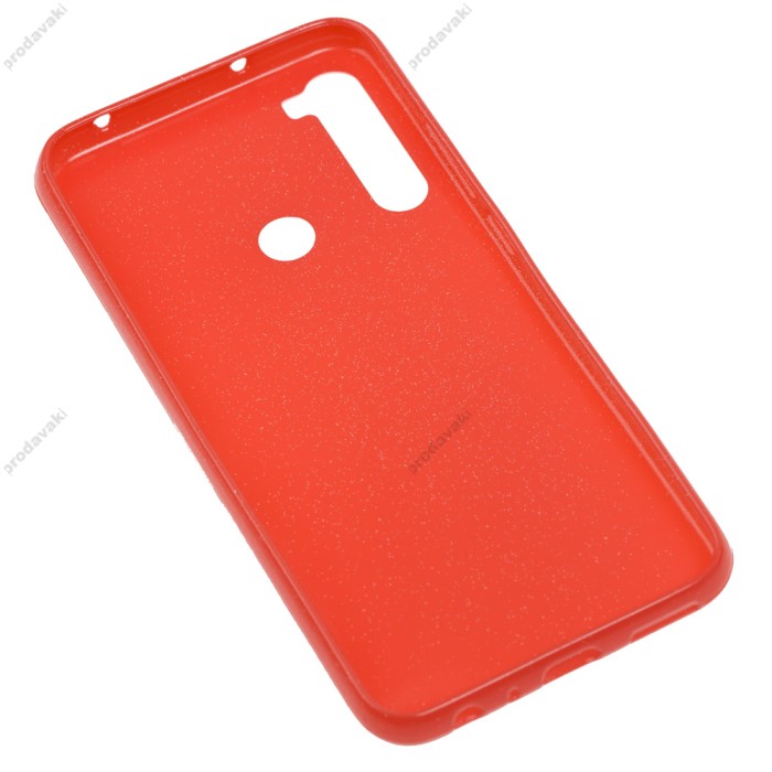 Чохол для Xiaomi Redmi Note 8 Shiny dust червоний
