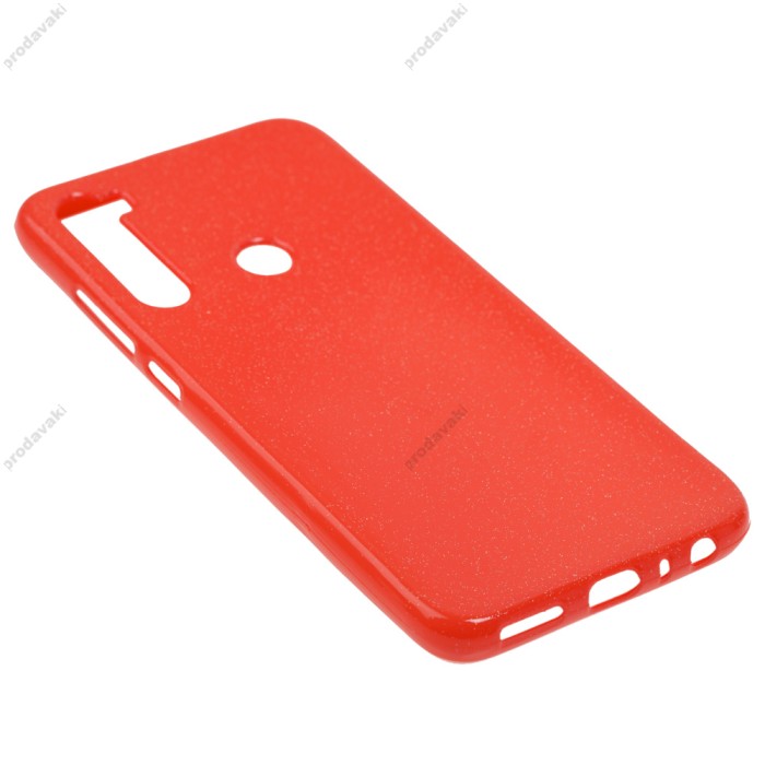 Чохол для Xiaomi Redmi Note 8 Shiny dust червоний