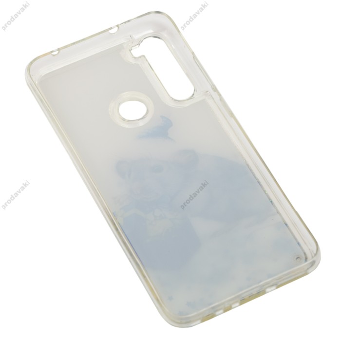 Чохол для Xiaomi Redmi Note 8 Блискучі вода "mouse новорічний"