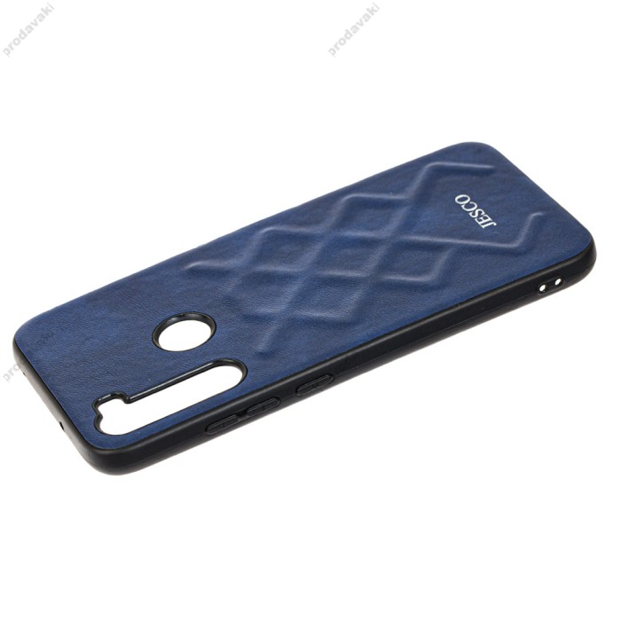 Чохол для Xiaomi Redmi Note 8 Jesco Leather синій