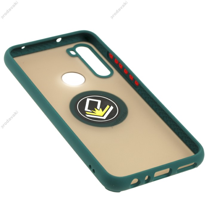 Чохол для Xiaomi Redmi Note 8 LikGus Edging Ring оливковий