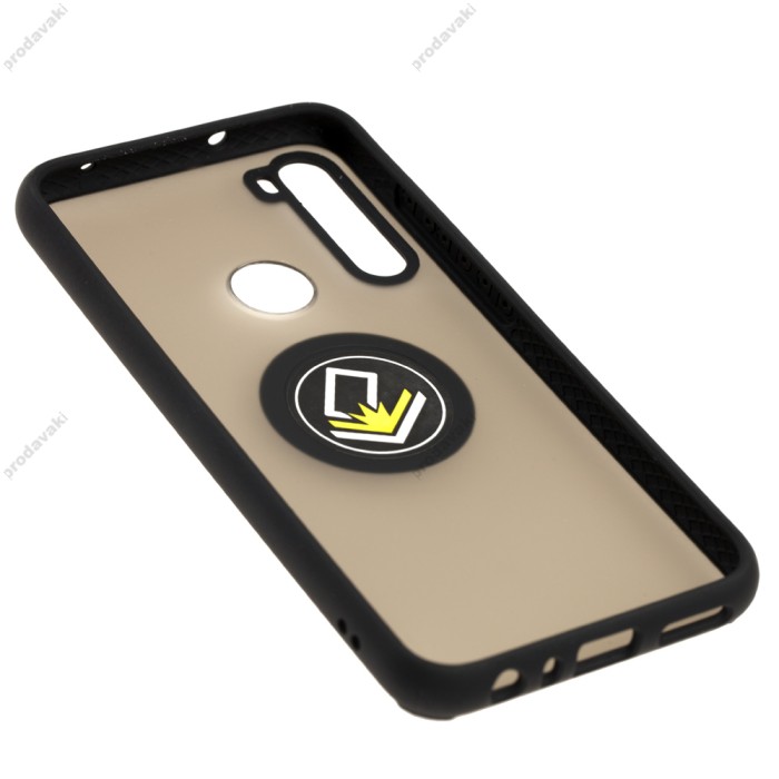 Чохол для Xiaomi Redmi Note 8 LikGus Edging Ring чорний