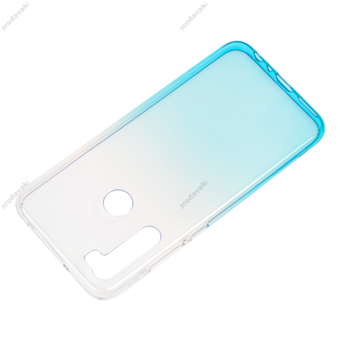 Чохол для Xiaomi Redmi Note 8 Gradient Design біло-бірюзовий