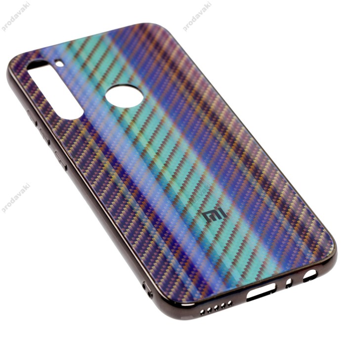 Чохол для Xiaomi Redmi Note 8 Carbon Gradient Hologram чорний