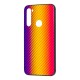 Чохол для Xiaomi Redmi Note 8 Twist glass "помаранчевий"