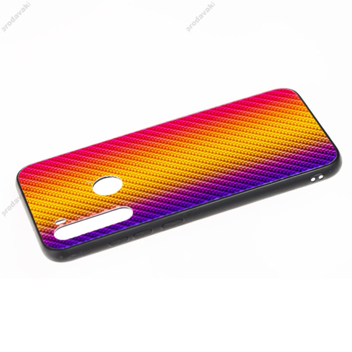 Чохол для Xiaomi Redmi Note 8 Twist glass "помаранчевий"