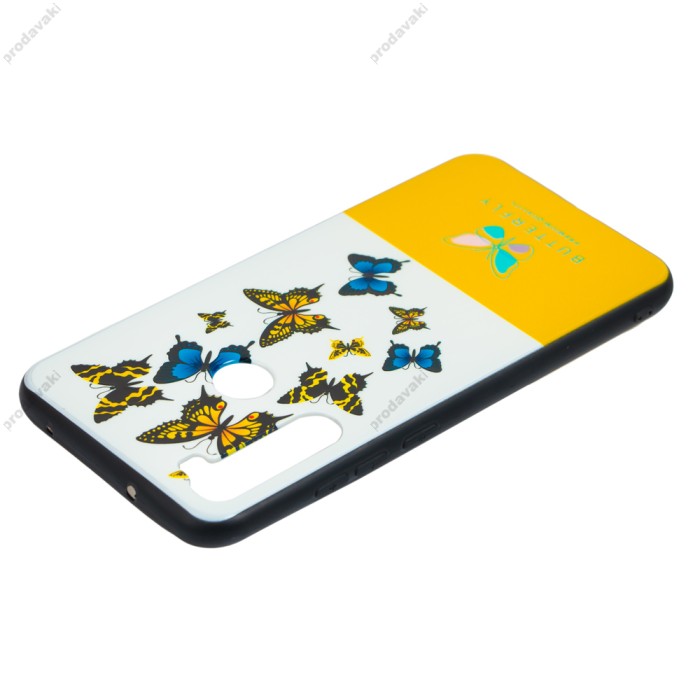 Чохол для Xiaomi Redmi Note 8 Butterfly жовтий