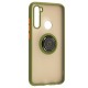 Чохол для Xiaomi Redmi Note 8 LikGus Edging Ring хакі