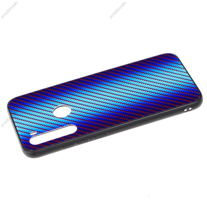 Чохол для Xiaomi Redmi Note 8 Twist glass "блакитний"