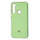 Чохол для Xiaomi Redmi Note 8 Silicone case (TPU) салатовий