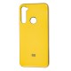 Чохол для Xiaomi Redmi Note 8 Silicone case (TPU) жовтий