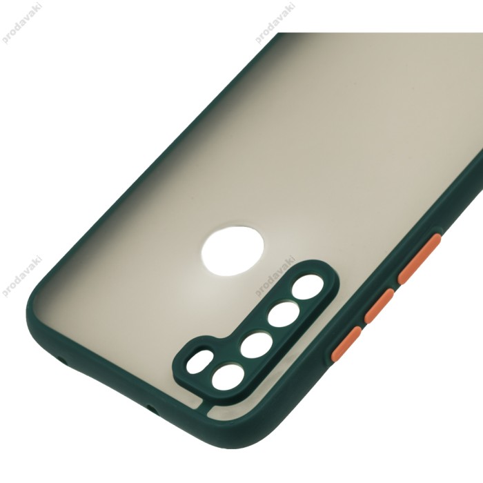 Чохол для Xiaomi Redmi Note 8 LikGus camera protect оливковий