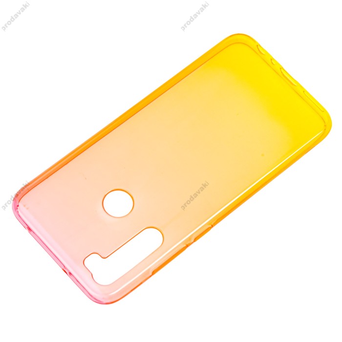 Чохол для Xiaomi Redmi Note 8 Gradient Design червоно-жовтий