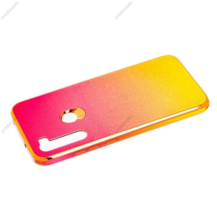 Чохол для Xiaomi Redmi Note 8 Ambre glass "червоно-золотистий"