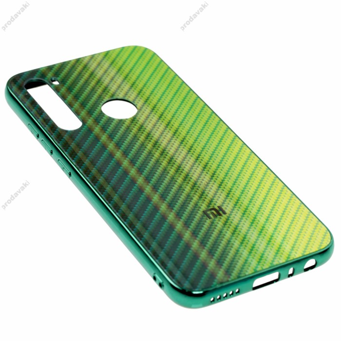 Чохол для Xiaomi Redmi Note 8 Carbon Gradient Hologram зелений