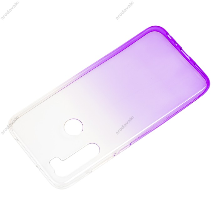 Чохол для Xiaomi Redmi Note 8 Gradient Design біло-фіолетовий
