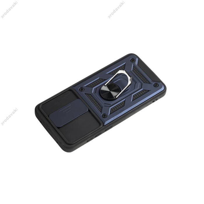 Чохол для Xiaomi Redmi Note 8 Pro Serge Ring Armor ударостійкий синій