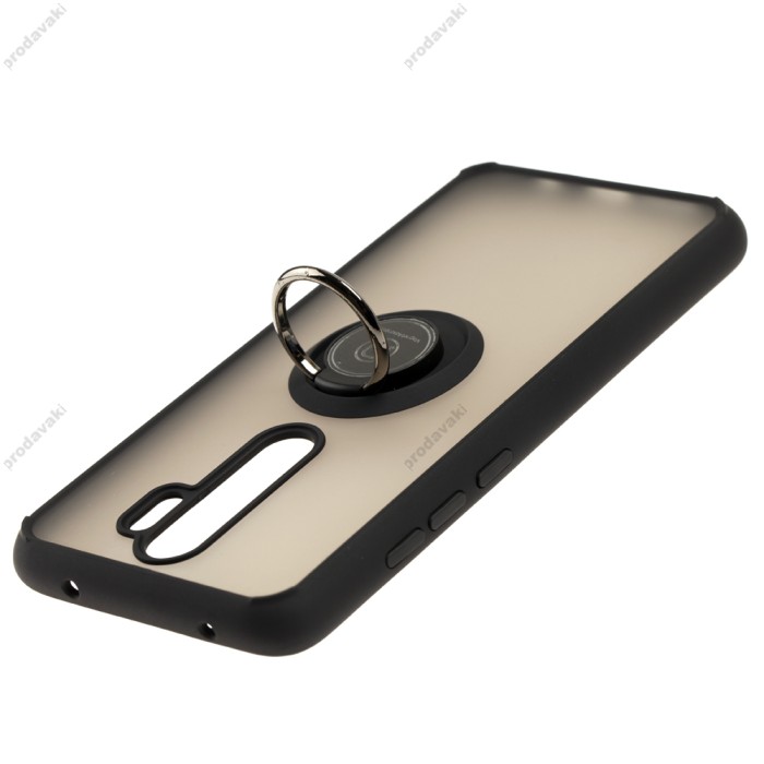 Чохол для Xiaomi Redmi Note 8 Pro LikGus Edging Ring чорний