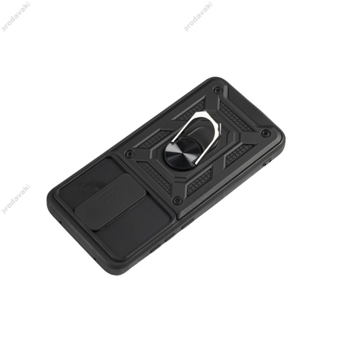 Чохол для Xiaomi Redmi Note 8 Pro Serge Ring Armor ударостійкий чорний
