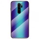 Чохол для Xiaomi Redmi Note 8 Pro Carbon Gradient Hologram "блакитний"