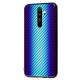 Чохол для Xiaomi Redmi Note 8 Pro Carbon Gradient Hologram "блакитний"