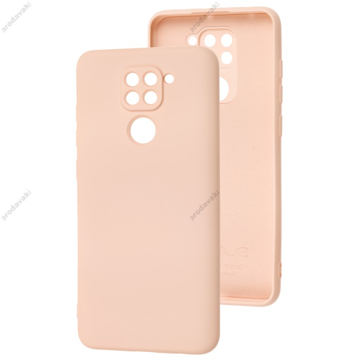 Чехол для Xiaomi Redmi Note 9 Wave colorful pink sand
