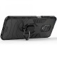 Чохол для Xiaomi Redmi Note 9 Transformer Ring ударостійкий з кільцем чорний