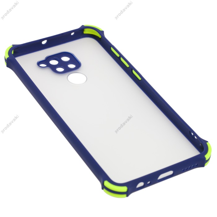 Чохол для Xiaomi Redmi Note 9 LikGus Totu corner protection синій