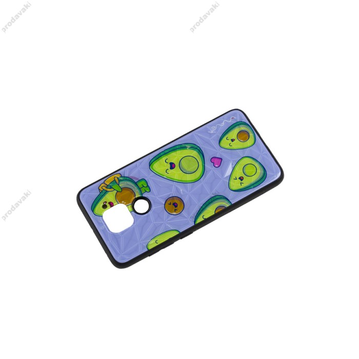 Чохол для Xiaomi Redmi Note 9 Wave Majesty avocado / light purple