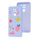 Чохол для Xiaomi Redmi Note 9 Wave Fancy lifestyle / light purple