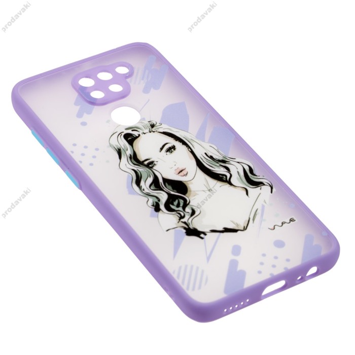 Чохол для Xiaomi Redmi Note 9 Wave Cartoon kiss me