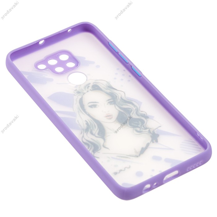 Чохол для Xiaomi Redmi Note 9 Wave Cartoon kiss me