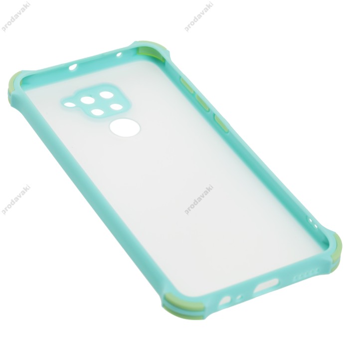 Чохол для Xiaomi Redmi Note 9 LikGus Totu corner protection бірюзовий