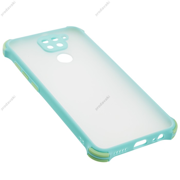 Чохол для Xiaomi Redmi Note 9 LikGus Totu corner protection бірюзовий