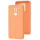 Чохол для Xiaomi Redmi Note 9 Wave colorful персиковий