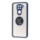 Чохол для Xiaomi Redmi Note 9 LikGus Edging Ring синій