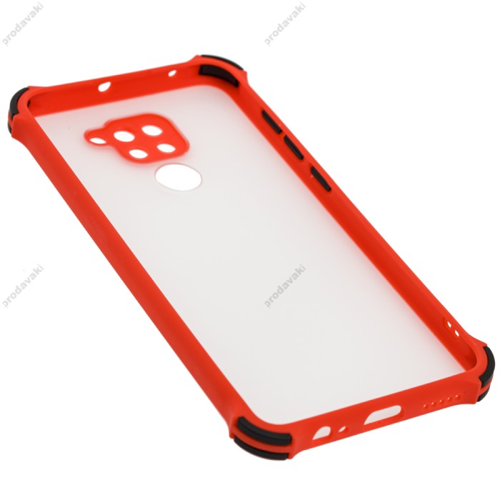 Чохол для Xiaomi Redmi Note 9 LikGus Totu corner protection червоний
