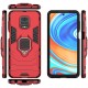 Чохол для Xiaomi Redmi Note 9 Transformer Ring ударостійкий з кільцем червоний