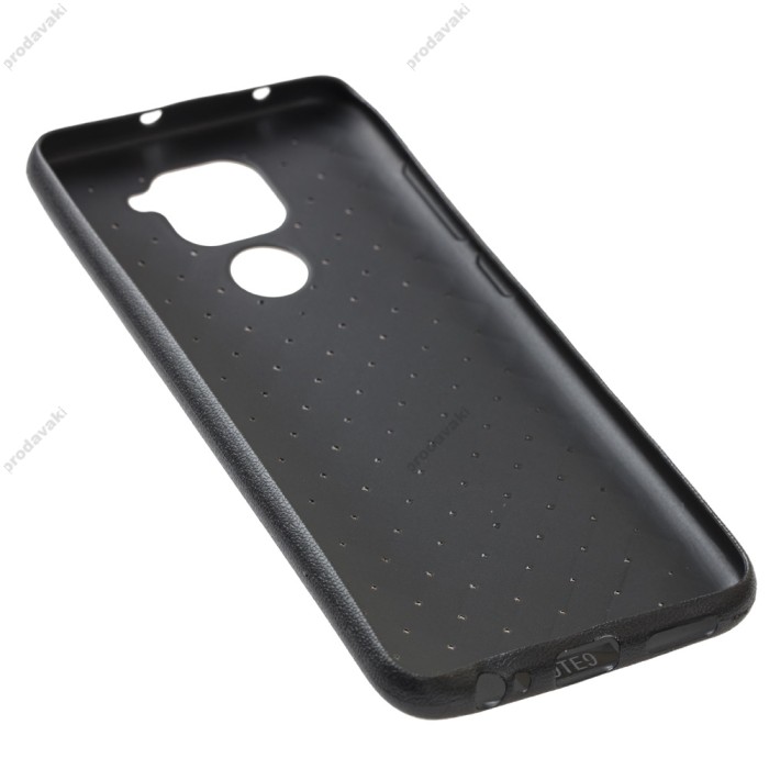 Чохол для Xiaomi Redmi Note 9 Weaving case чорний