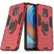 Чохол для Xiaomi Redmi Note 9 Transformer Ring ударостійкий з кільцем червоний