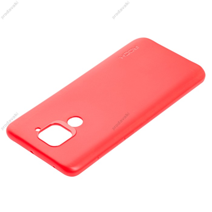 Чохол Xiaomi Redmi Note 9 Rock soft матовий червоний