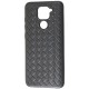 Чохол для Xiaomi Redmi Note 9 Weaving case чорний