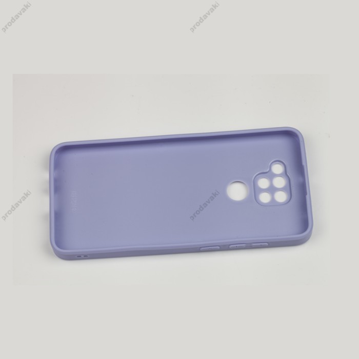 Чохол для Xiaomi Redmi Note 9 Marble Clouds purple