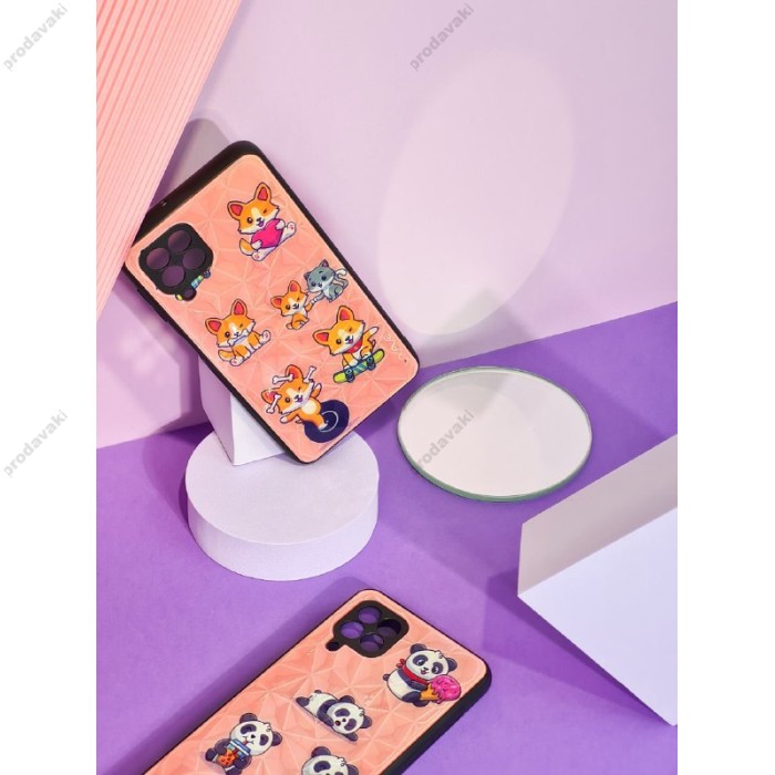 Чохол для Xiaomi Redmi Note 9s/9 Pro/Pro Max Wave Majesty playful corgi / light pink